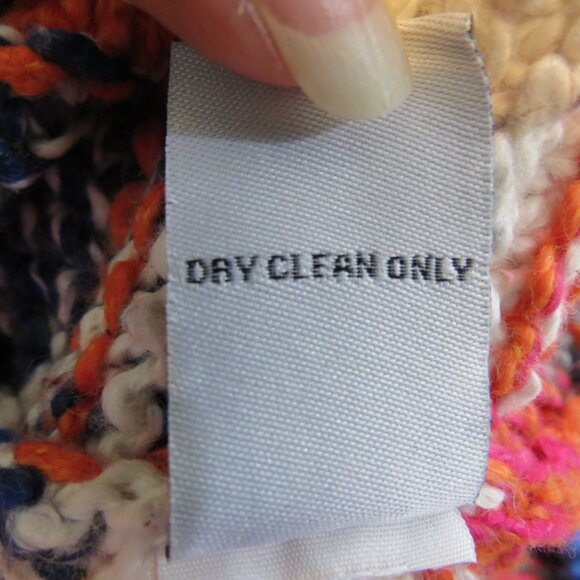 Habitat Women's Rustic Stripes Foldover Cowl Neck Sweater Multi Color Size Med - Picture 10 of 10